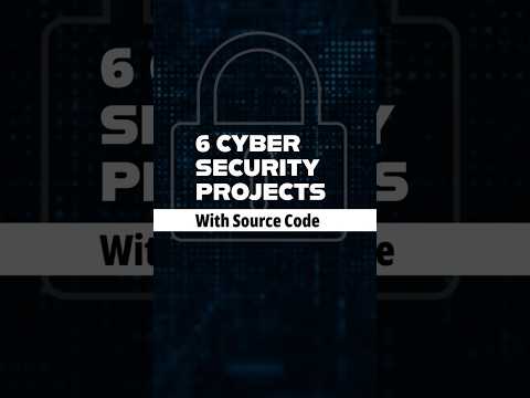 Top 6 Cyber Security Projects for 2025 [with Source Code] 🧑‍💻 #shorts #cybersecurity #projects