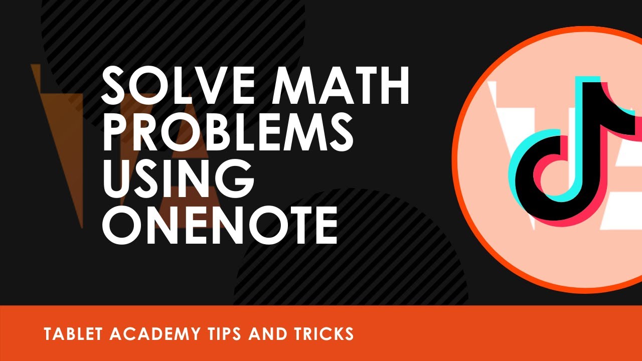 How to Solve Maths Problems in OneNote #shorts