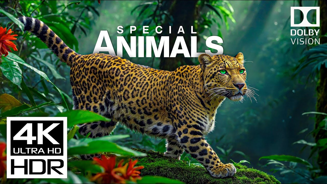 Stunning 4K Wildlife Videos | 60FPS HDR Dolby Vision 🦁