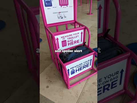 #shorts Wizzair hand luggage rules and charges explained (2024)