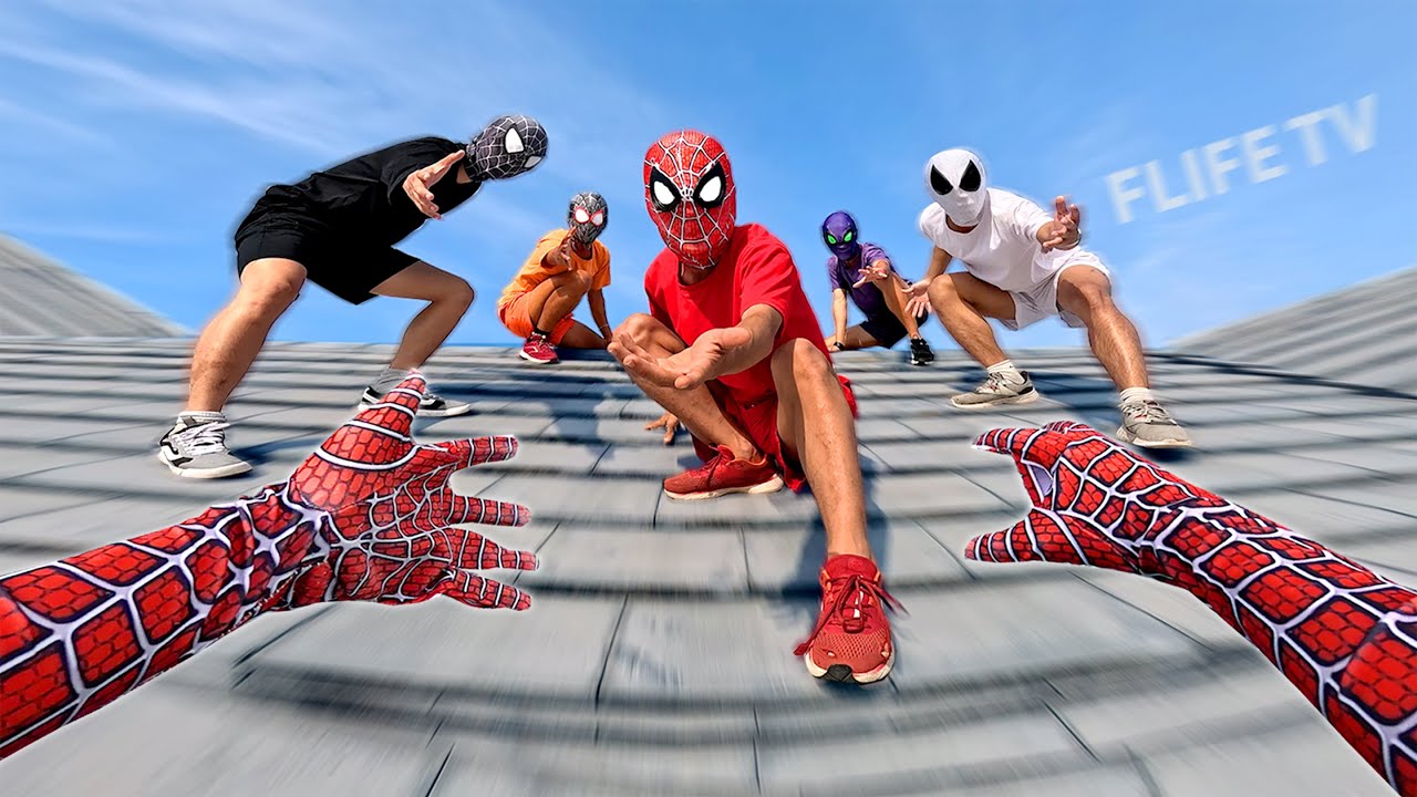 Are You a True PRO 5 SPIDER-MAN Fan? Top 3 Epic Action POV Stunts! 🕷️