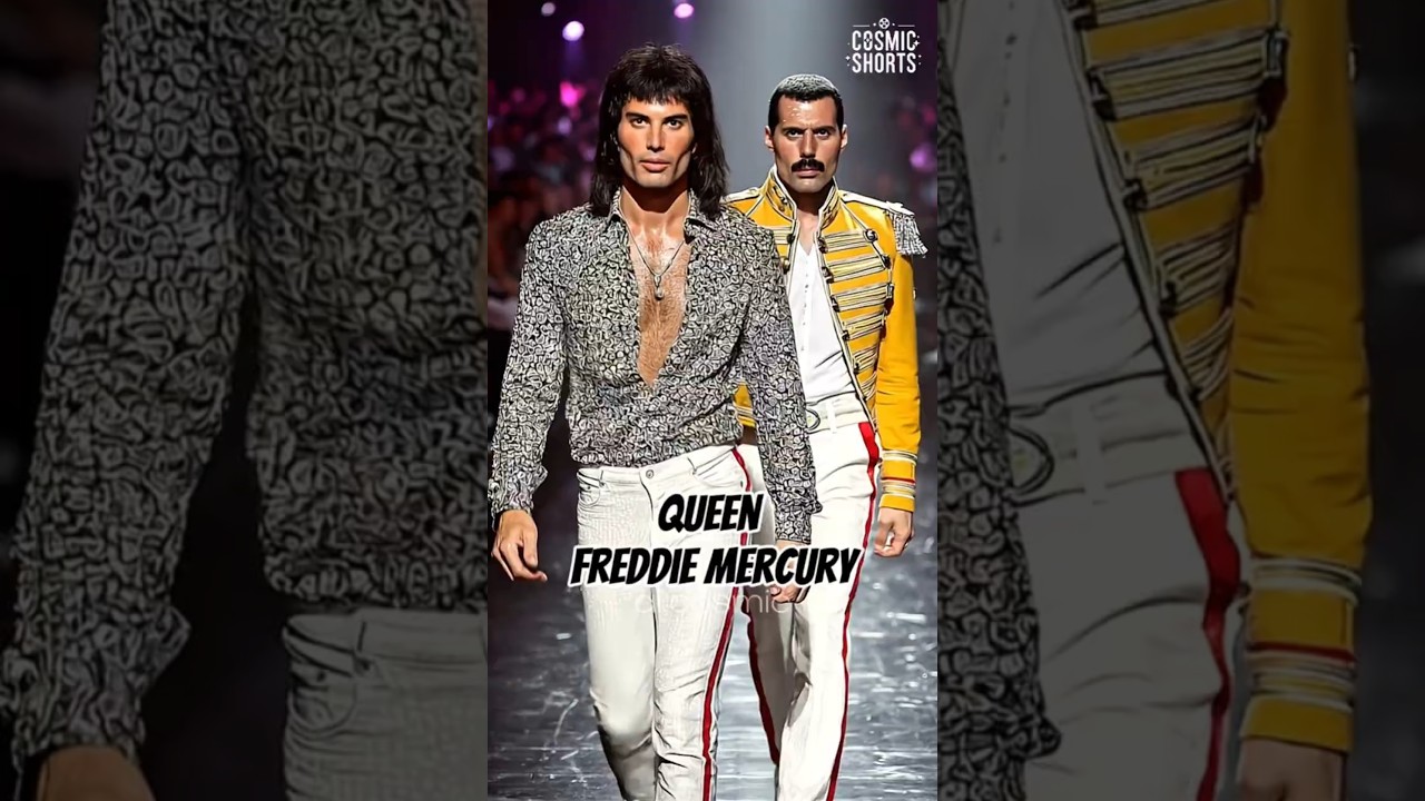 Rock Legends Then & Now in AI Cosmic Style 🎸