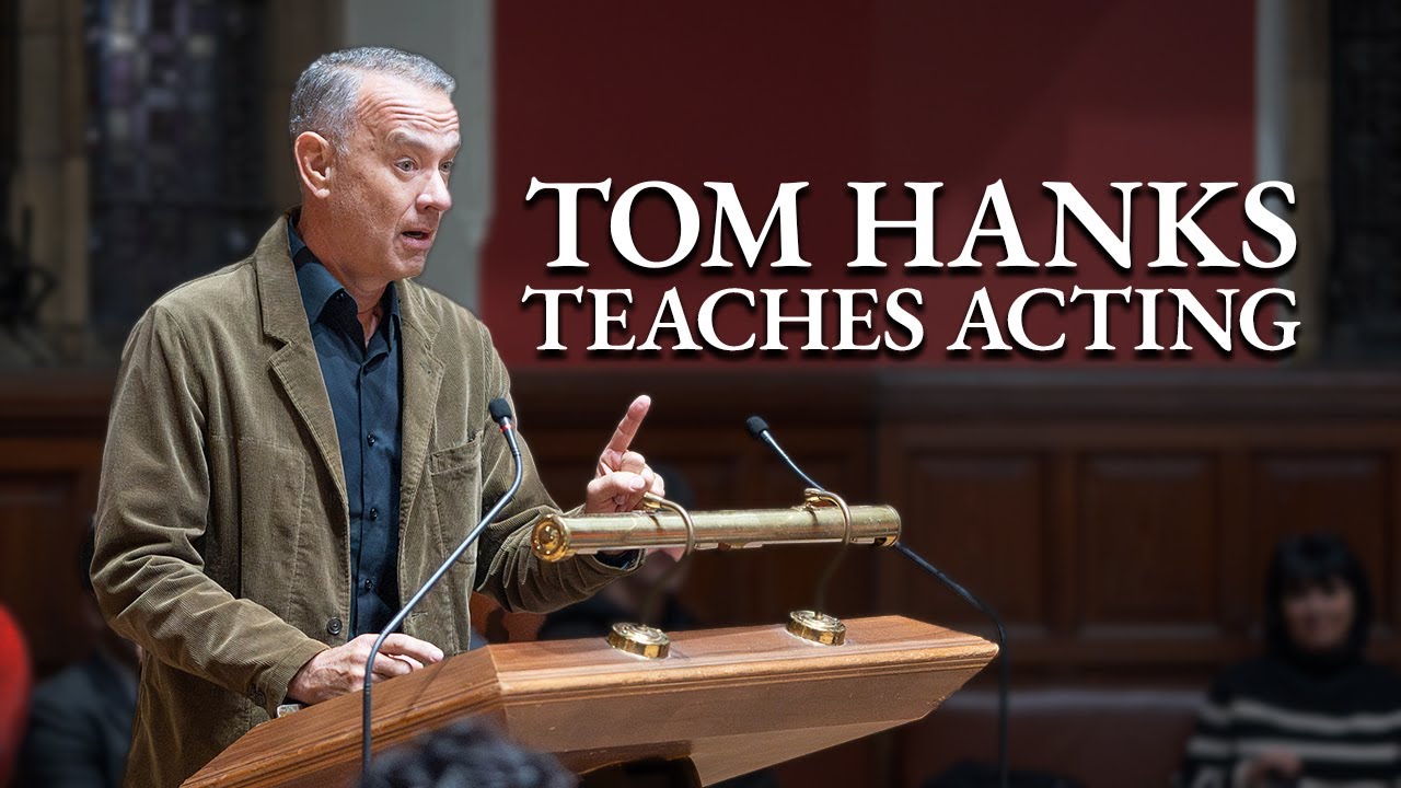 Tom Hanks Surprises Oxford Union with Unexpected Acting Lesson 🎬