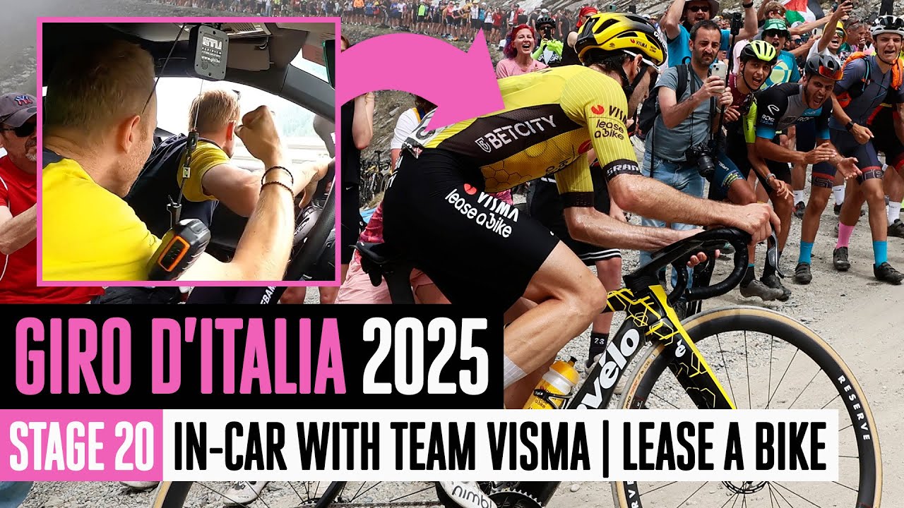 Inside Simon Yates' Epic Giro Victory 🚴‍♂️ | Exclusive Team Car Footage on Colle delle Finestre