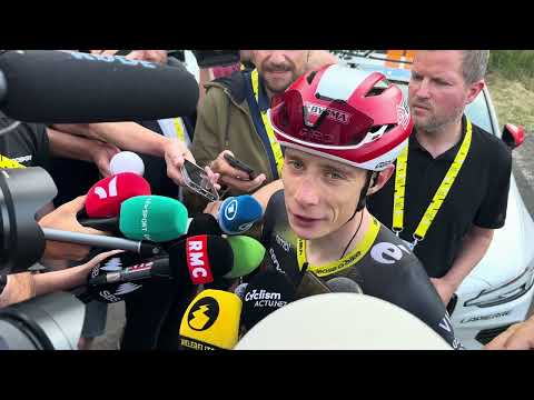 Jonas Vingegaard JOKES after first MOUNTAIN STAGE in Tour 2025: “It wasn’t hard enough”