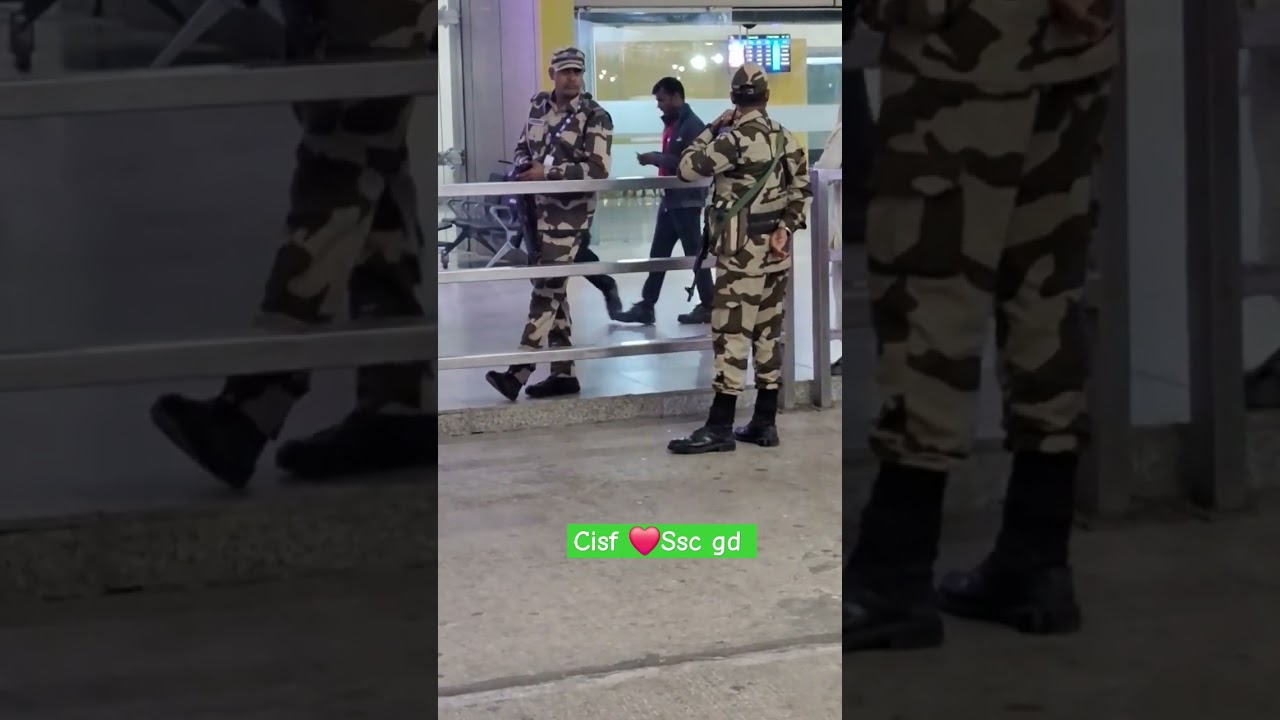 CISF On Duty at Airport | SSC GD 2024 💪
