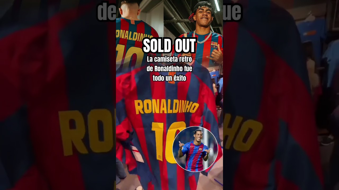 ¡Agotada Camiseta de Ronaldinho 2006! 🔥