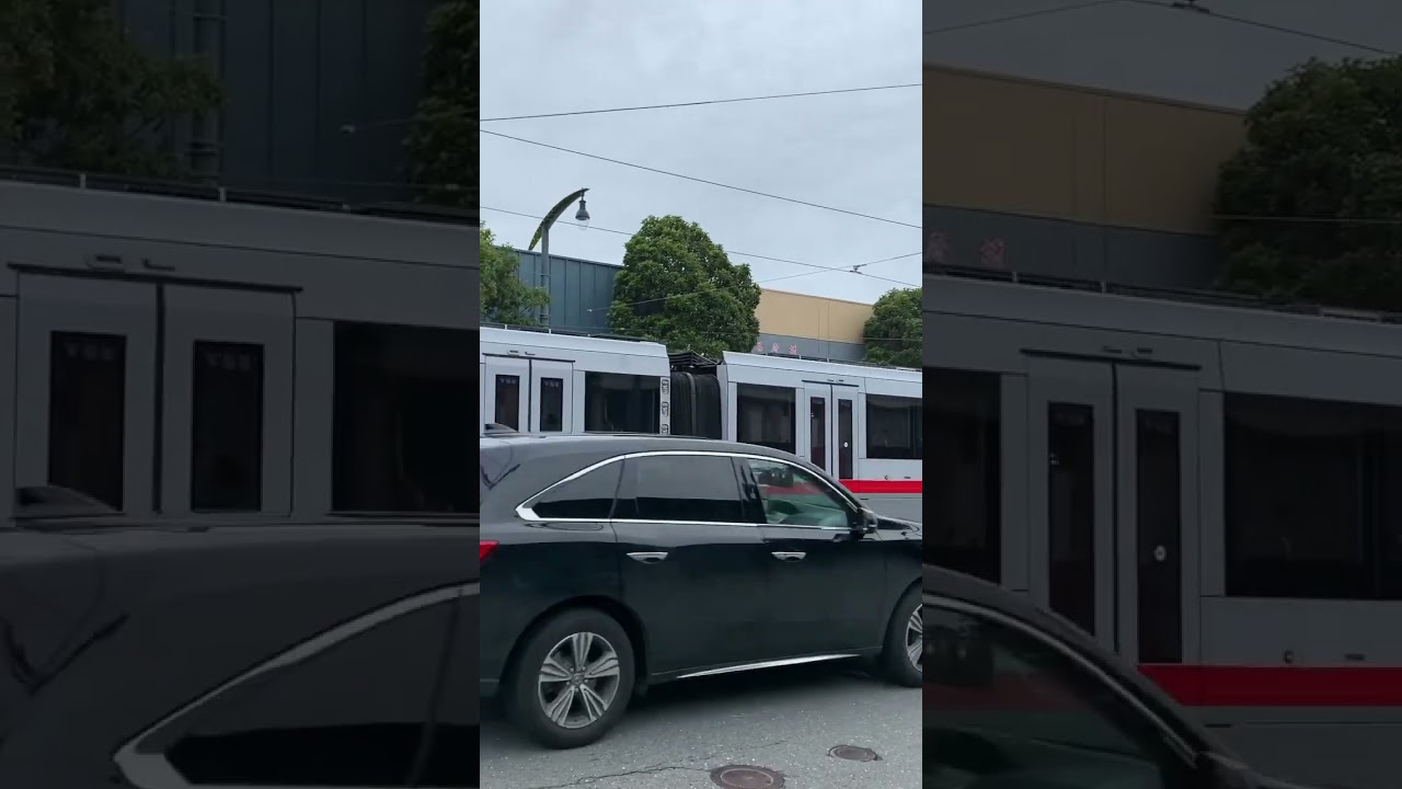 SF MUNI LRV4 Trains #2092 & #2094 Test Runs at 3rd St & Cesar Chavez 🚋