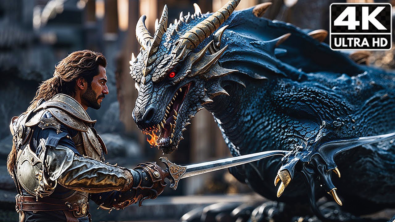 The Elder Scrolls Epic Full Movie: Dragons vs. Werewolves in Stunning 4K HDR 🐉🧟‍♂️