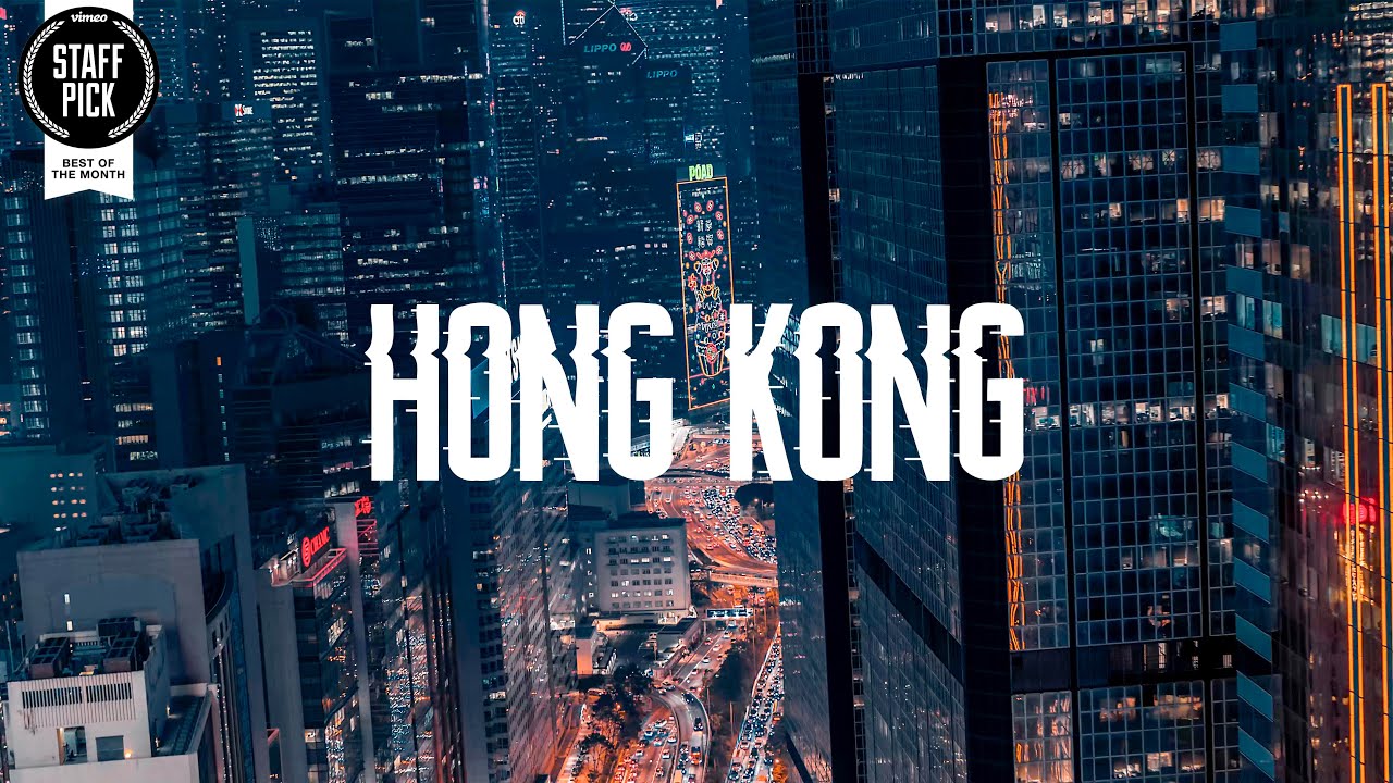 Experience the Cyberpunk Magic of Hong Kong 🌆 | Stunning Drone Footage by Timelab.pro