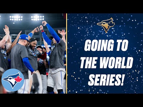 The Toronto Blue Jays win the American League Pennant, advance to the World Series!