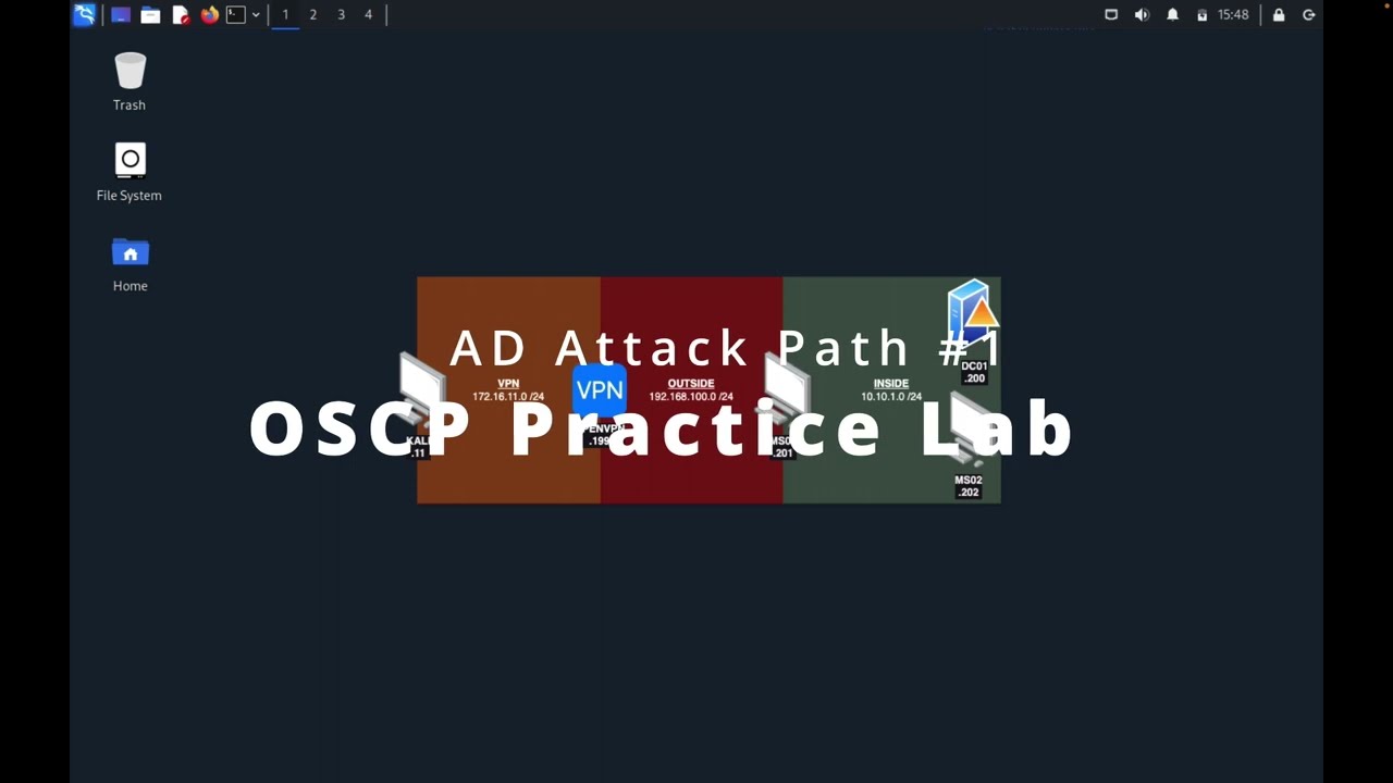 OSCP Practice Lab: Active Directory Attack Path 🖥️