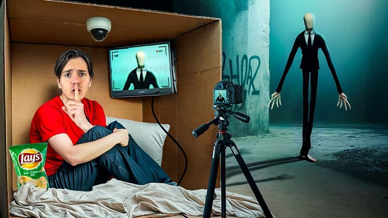 STAŁEM SIE BEZDOMNYM NA 24 H ŻEBY GO SLEDZIC! (Uniwersum- Slenderman)