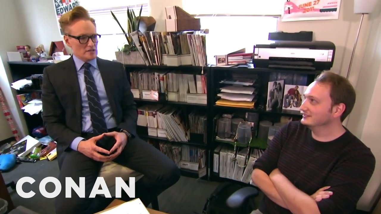Conan Gives Staff Performance Reviews | CONAN on TBS