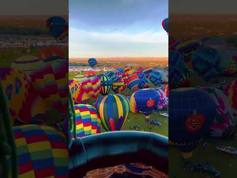 Incredible hot air balloon festival in New Mexico