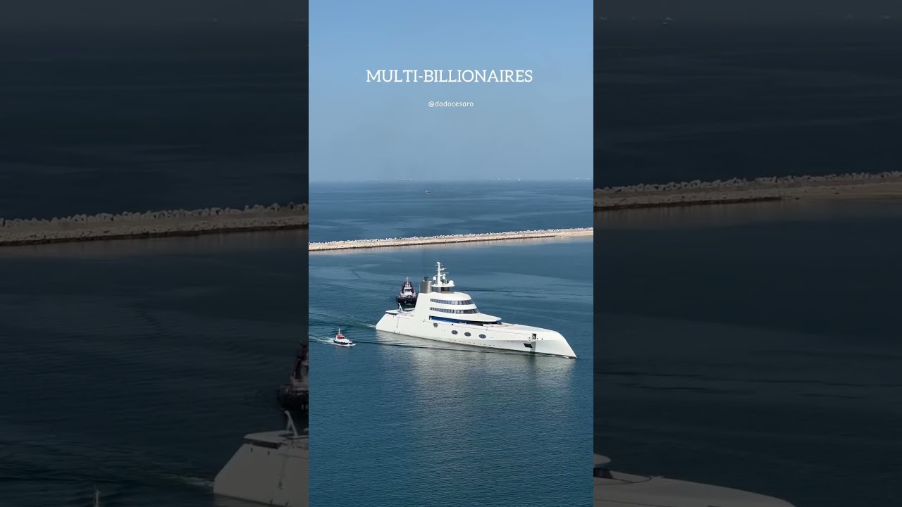 MULTI MILLIONAIRES VS MULTI BILLIONAIRES VS…  $500 Million USD #Megayacht #yacht