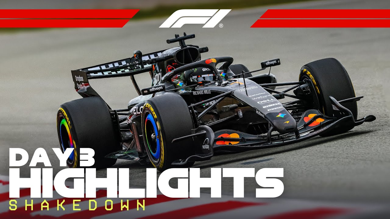 Day 3 F1 Barcelona Shakedown Day 3 Highlights 🏎️