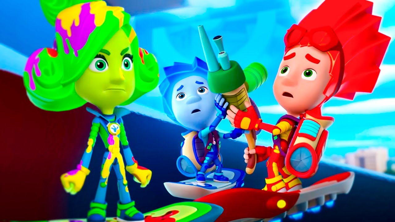 Новая серия Краскопульта! Фиксики и приключения Верты 🎨