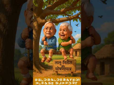 Lalu vs Nitish🤣 | RJD | manifesto | INC | Bihar Election 2025 | Parody | #shorts #viral #funnyshorts