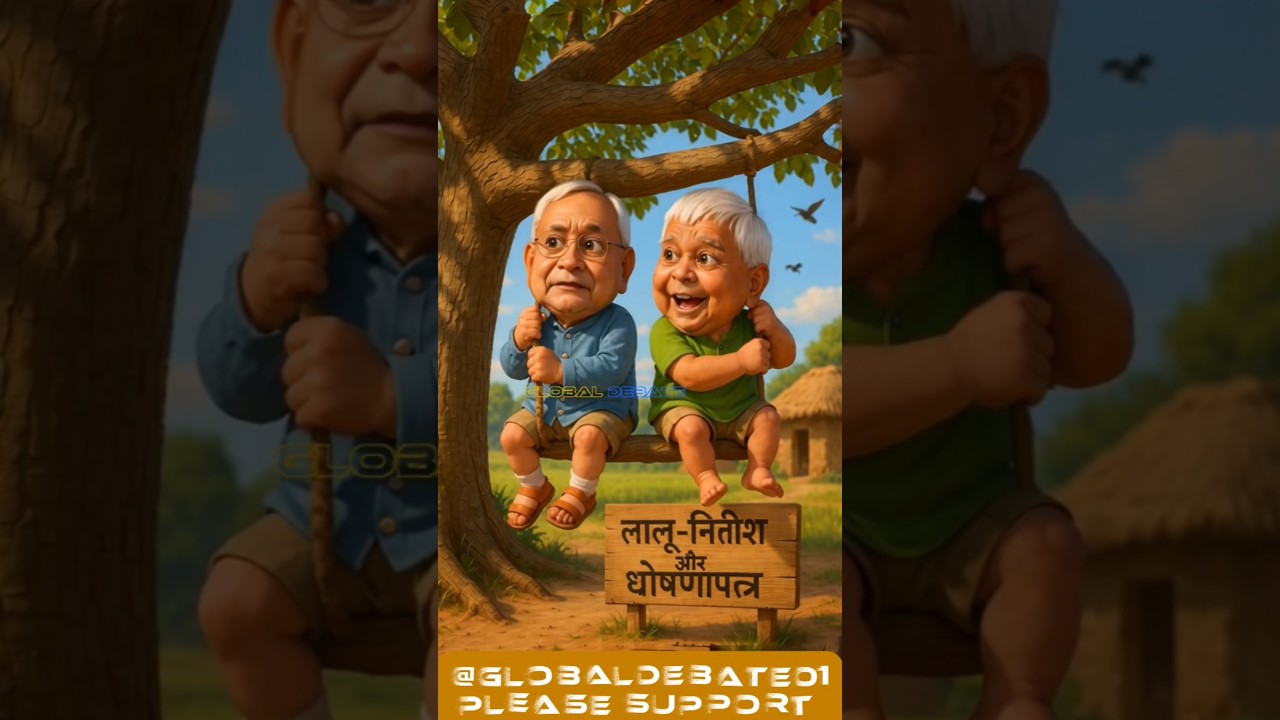 Lalu vs Nitish: Bihar Election 2025 Parody 😂 | RJD & INC Manifesto Highlights