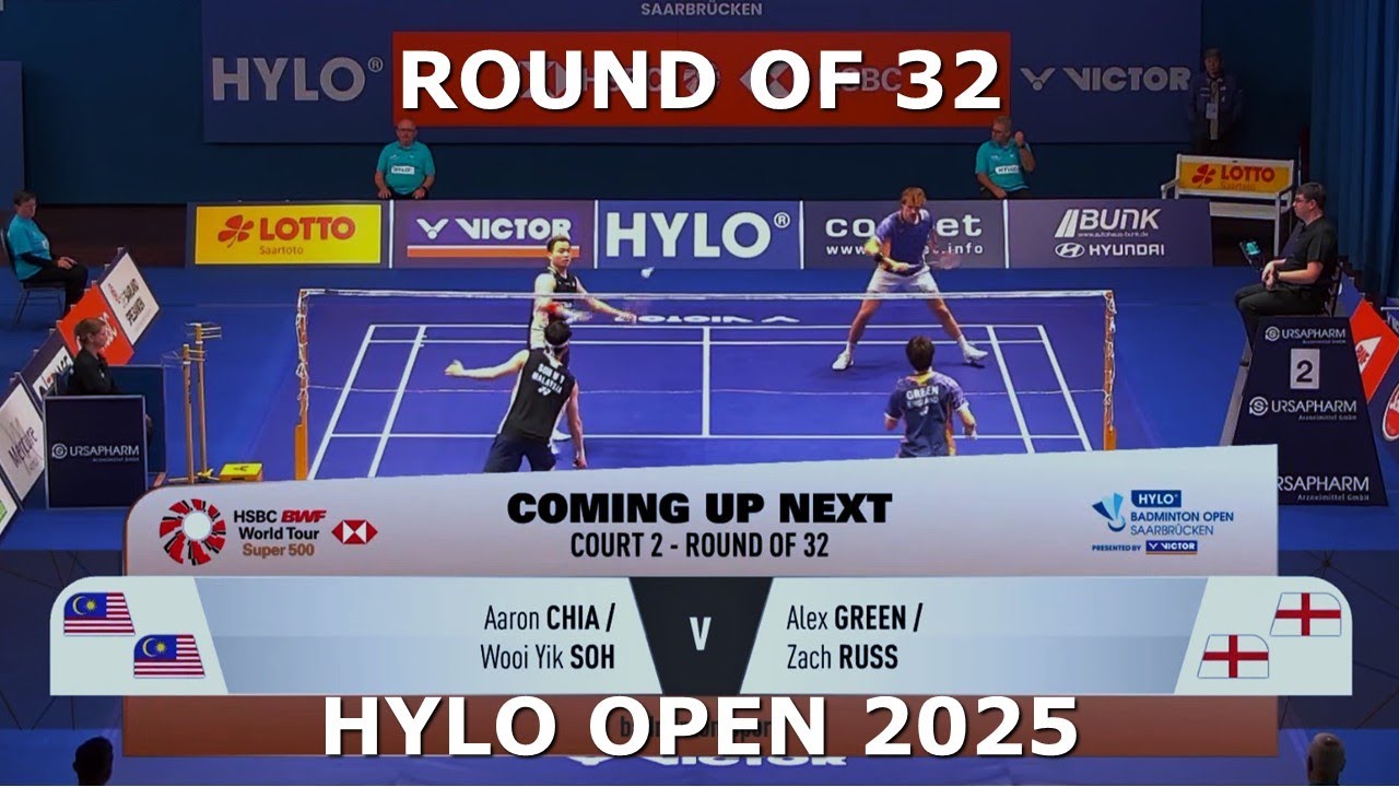 Epic Men's Doubles Clash at Hylo Open 2025: Chia Soh Wooi Yik vs Green & RUSS 🎯
