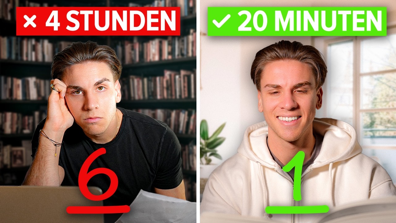 Mehr Erfolg mit Weniger Lernen: So verbesserst du deine Noten drastisch 📚