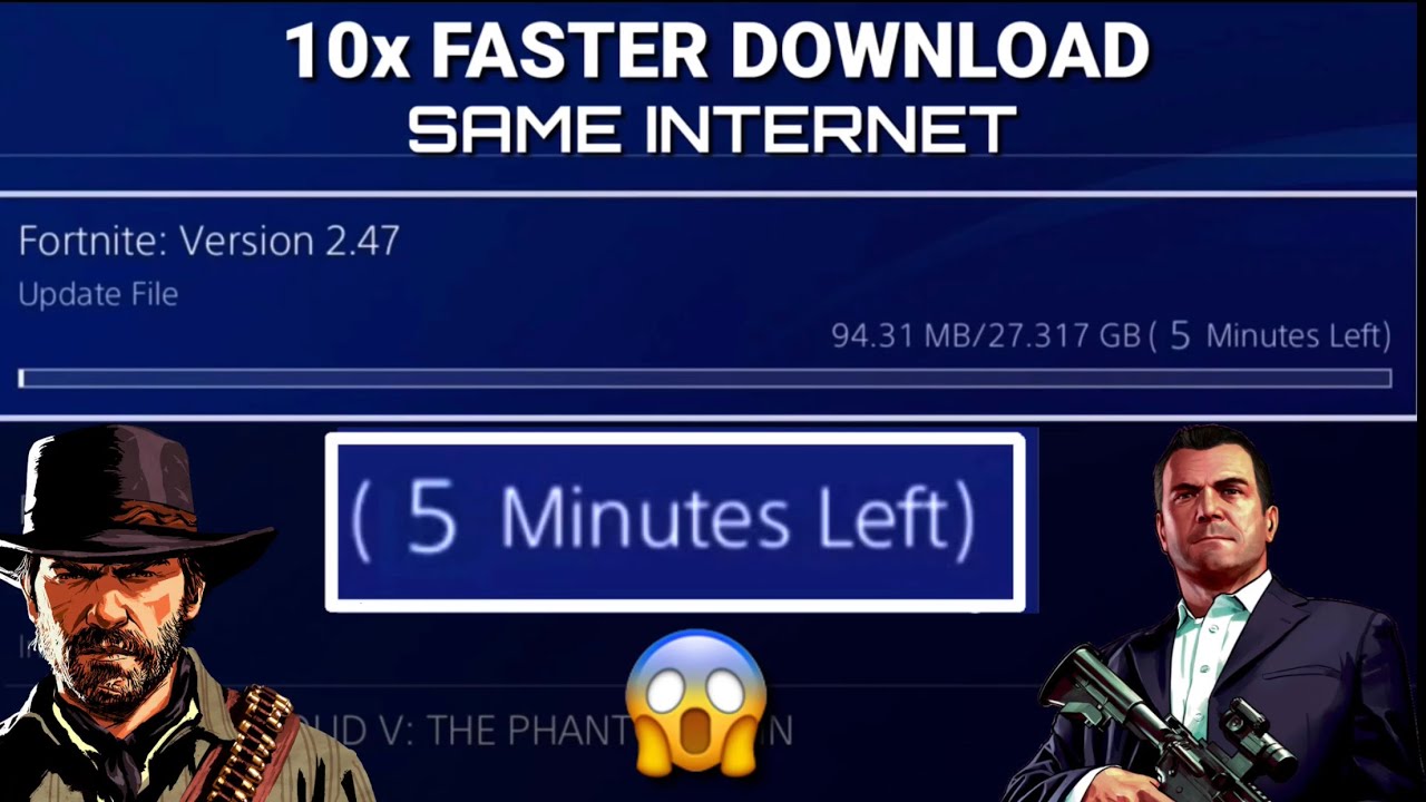 Boost PS4 Download Speed with Same Internet ⚡