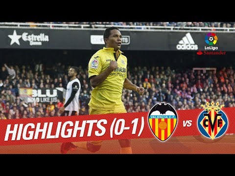 Resumen de Valencia CF vs Villarreal CF (0-1)