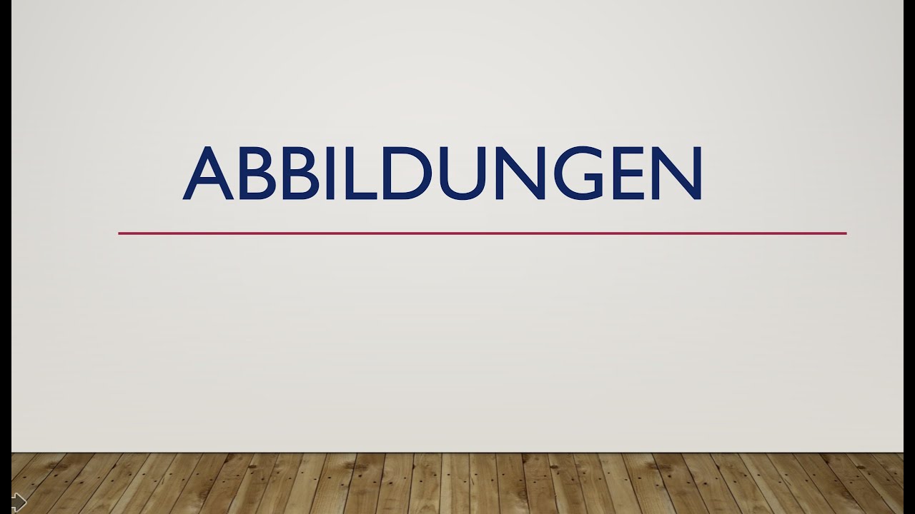 Abbildungen (Trick) und Klausuraufgabe für Mathe 1 in Informatik