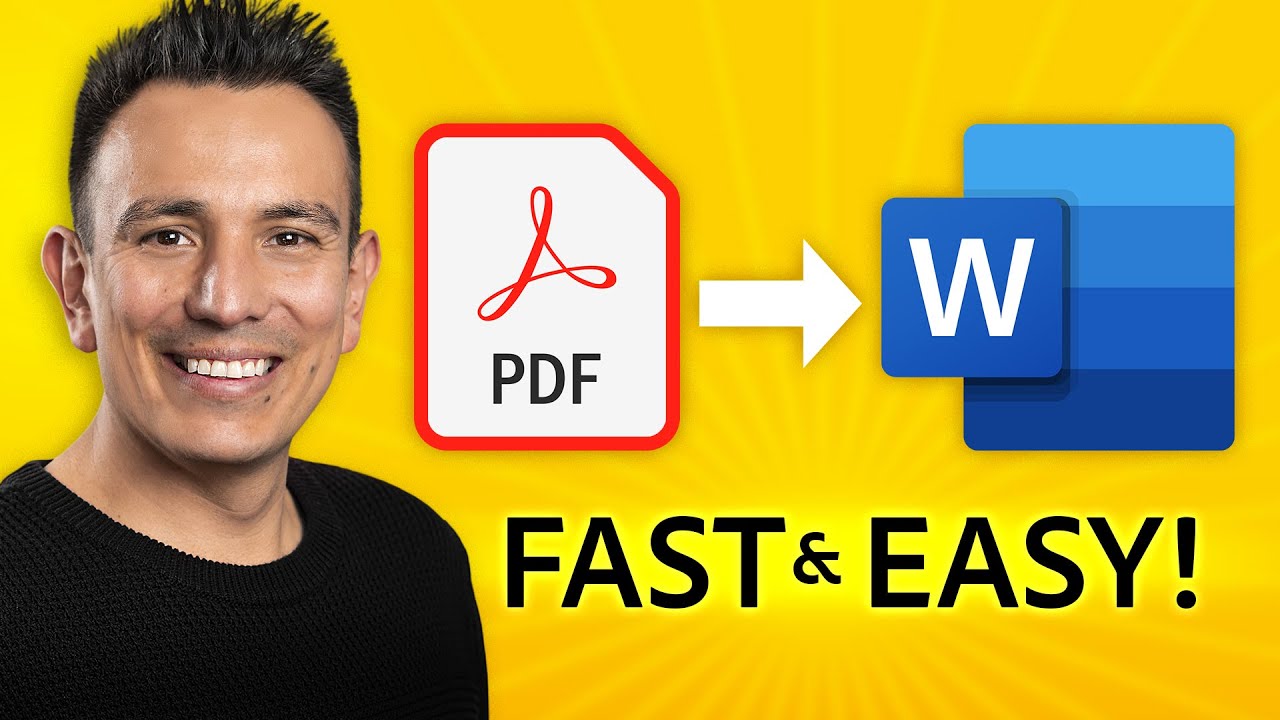Free & Easy PDF to Word Conversion in Just One Click! ✨