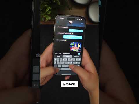 Hidden feature on iMessage for iPhone 🥳📱 Did you know this?!