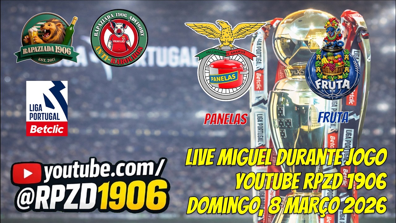 🔥 REAÇÃO AO JOGO DOS RIVAIS AO VIVO! O Resultado Perfeito para o Sporting? 👀⚽ 8 março 2026