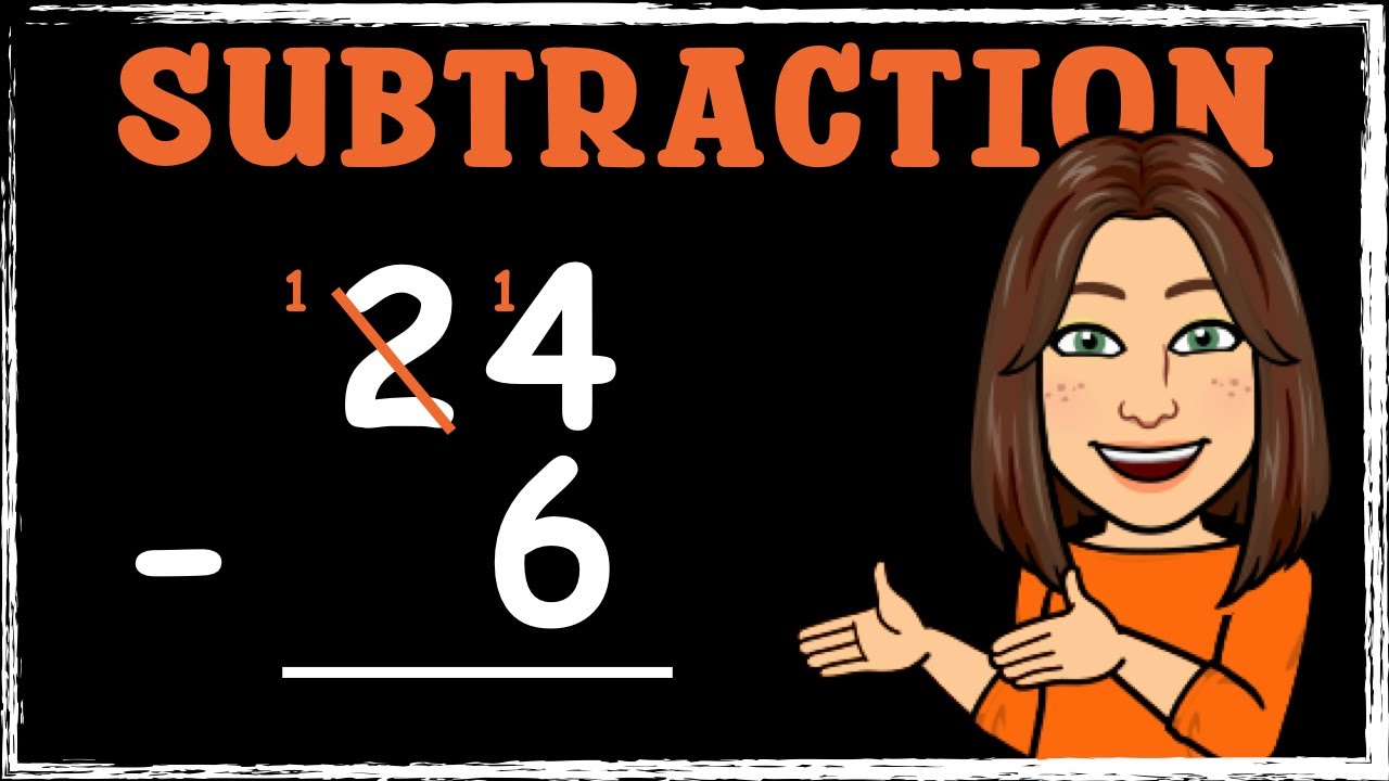 2-Digit Subtract 1-Digit | Column Subtraction | Maths with Mrs. B