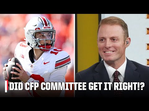 REACTION to first 2025 CFP Rankings 👀 'I HAVE NO ISSUES!' - Greg McElroy | ESPN College Football