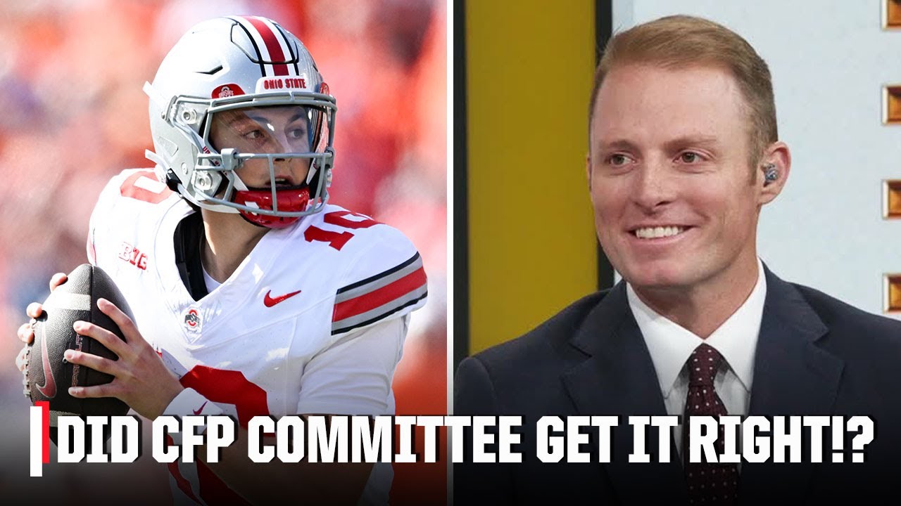 Greg McElroy Reacts to the First 2025 CFP Rankings: 'I Have No Issues!' | ESPN College Football