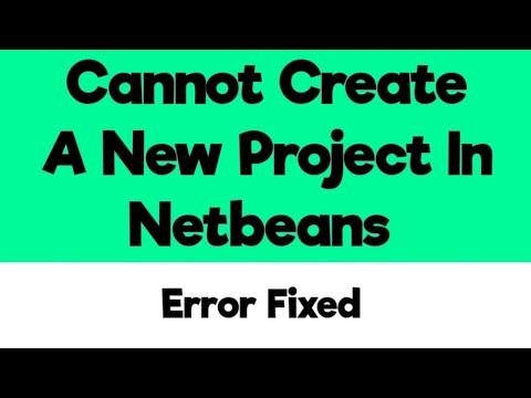 How To Fix Can't Create A New Project In NetBeans