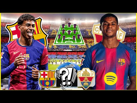 BARÇA vs ELCHE - LAMINE YAMAL PRÊT POUR PORTER CE BARÇA SANS PEDRI ?