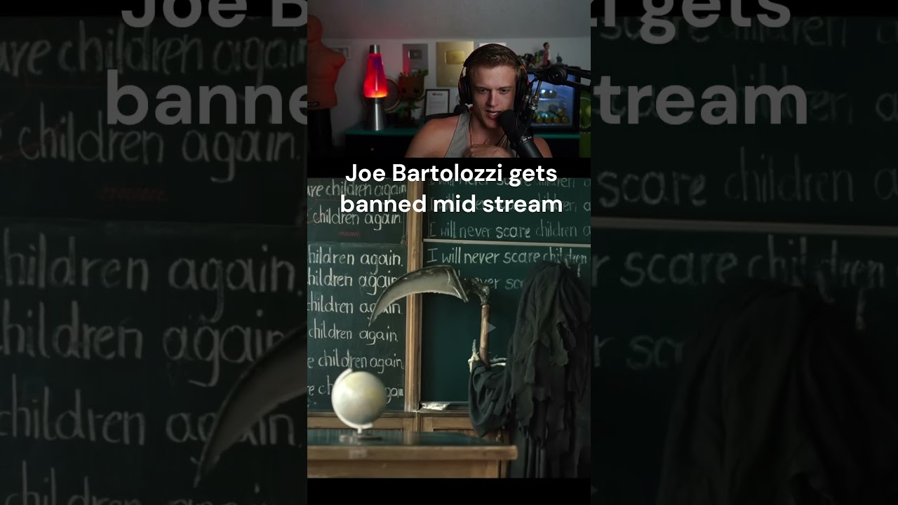 Joe Bartolozzi Banned During Live Stream