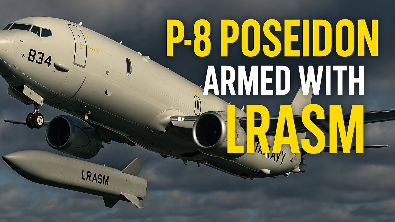 The P-8 Poseidon Now Has LRASM Missile!