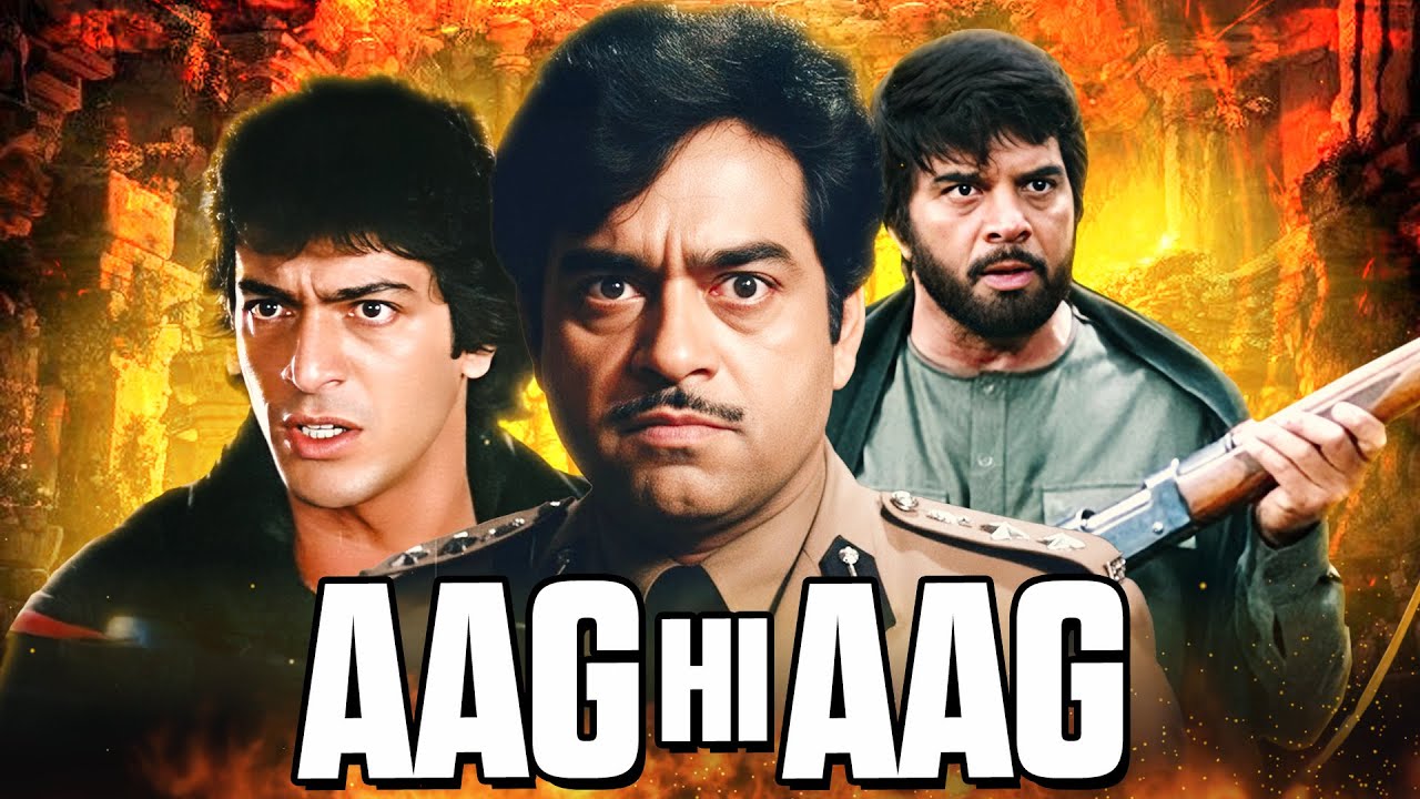 Aag Hi Aag (1987) Full Movie HD | Action Packed Drama with Dharmendra & Shatrughan Sinha 🔥