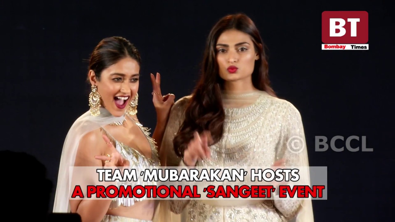 Mubarakan Team Hosts Sangeet Event 🎉