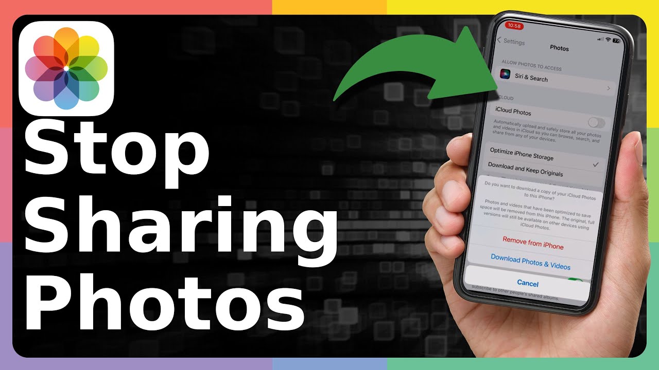 Stop Sharing Photos on iPhone, iPad, Mac 📱