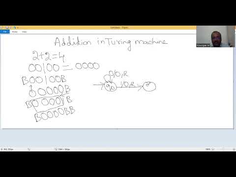addition in Turing Machine
