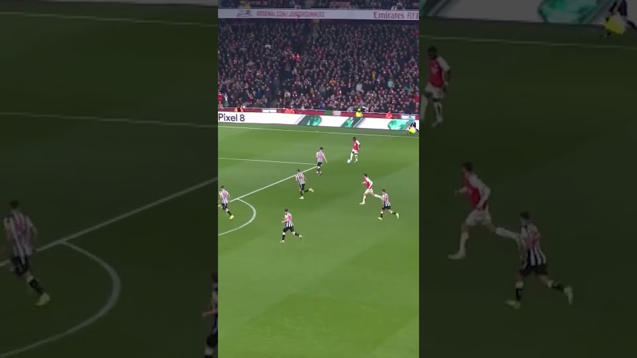 SAKA SCORES FOR ARSENAL VS NEWCASTLE