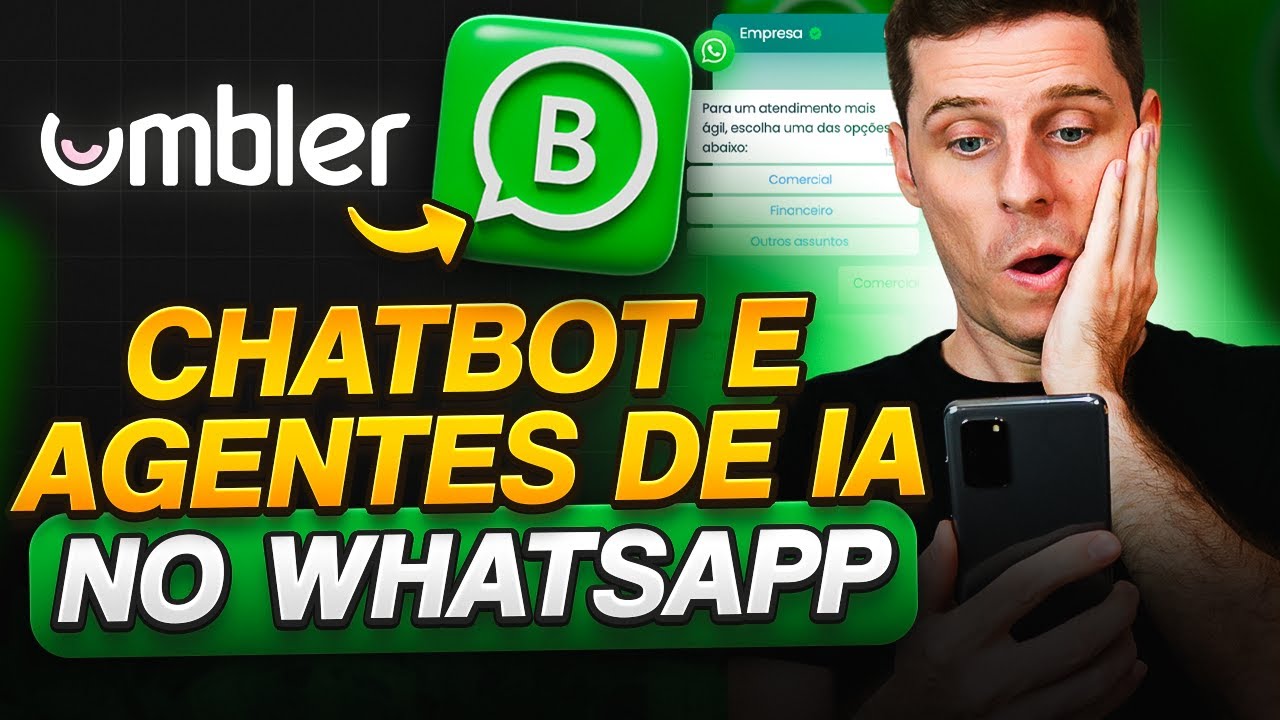 Automação para WhatsApp - A Ferramenta Mais Completa! (Chatbot, Agente de IA, Múltiplos atendentes)