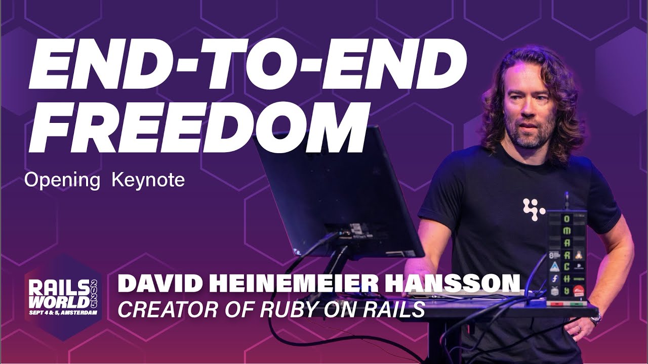 Rails World 2025 Opening Keynote: Exciting Announcements from Ruby on Rails Creator 🚀