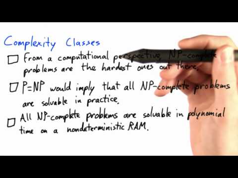 Complexity Classes 1 - Intro to Theoretical Computer Science