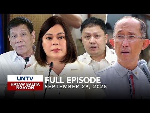 UNTV: Hataw Balita Ngayon | September 29, 2025