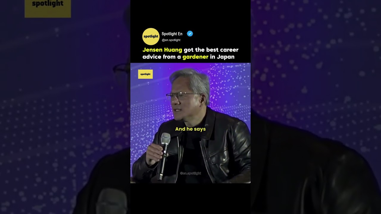 Billionaire Jensen Huang’s Surprising Career Tip 🌱
