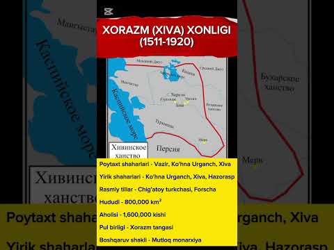 XORAZM (XIVA) XONLIGI